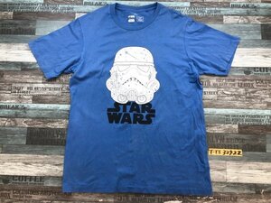 UT UNIQLO ユニクロ × STAR WARS スターウォーズ メンズ プリント 半袖Tシャツ 大きいサイズ XL 青