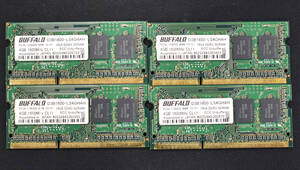 4GB 4枚組 (合計 16GB) ECC SODIMM PC3L-12800S DDR3-1600 S.O.DIMM 204pin サーバー/ワークステーション向け (管:SB0389 x4s