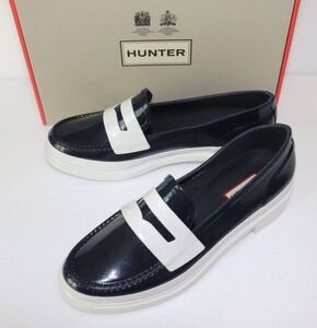 定価16000 新品 本物 HUNTER W REF CNTRST PENNY LOAFERS GLS 靴 ローファー ハンター WFF1080RGL JP25 US8 UK6 EU39 221-228230-232