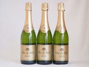 デュック ド パリ ドミセック Duc De Paris DEMI-SECスパークリングワイン やや甘口泡 (フランス)750ml×3