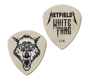 【新品】JIM Dunlop(ジムダンロップ) / HETFIELD’S WHITE FANG(ヘットフィールズ ホワイトファング) CUSTOM FLOW 1.14mm 3枚セット 