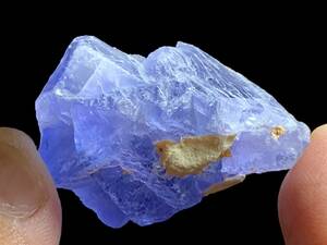 内蒙古産藍色蛍石・2-6・29g（中国産鉱物標本）