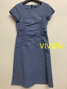 VIVIEN ビビアン　レディースワンピース　レディース　ワンピース　ブラウス　シャツ　日本製　シンプル