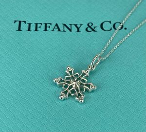 Tiffany＆Co. ティファニー スノーフレーク ネックレスAG925