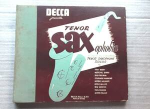 ★Coleman Hawkins★Lester Young他★78RPM★5枚組★Tenor Saxophobia/Decca Album No. 244★コールマン・ホーキンス★レスター・ヤング