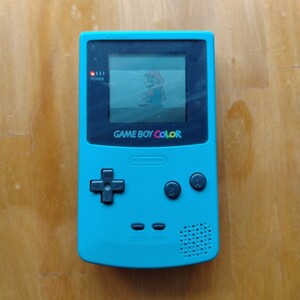 Nintendo 任天堂 ゲームボーイカラー CGB-001 ブルー GAME BOY COLOR マリオテニスGP付き