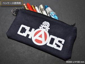 煙草ポーチ・ペンケースに人気です♪ CHAOS & SKULL 送料込