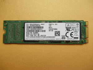 ★☆1円 ～スタート☆Samsung SSD PM871b M.2 2280 MZ-NLN256C 256GB 使用時間:7393H☆★