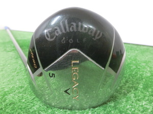 ♪Callaway キャロウェイ LEGACY AERO 5W フェアウェイウッド 19°/純正 シャフト SPEED AMORPHOUS FLEX-S G7440♪