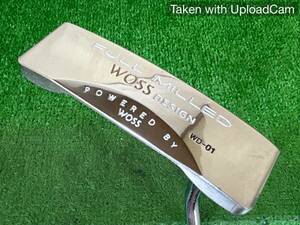 【希少/レア】WOSS　DESIGN　FULL MILD WD-01　POWERED　BY　WOSS　34.5インチ　ウォズ　パター