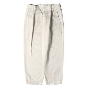 SCYE BASICS パンツ サイズ:36 サンホアキン コットン 2タック テーパード チノパンツ (San Joaquin Cotton Tapered Pleated Trousers)