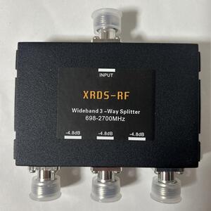 XRDS-RF ワイドバンド3ウェイ分配器 698-2700MHz