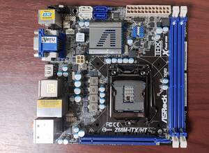 ASRock Z68M-ITX/HT ピン曲がり破損　ジャンクITXマザー