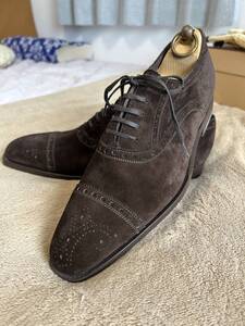 新品未使用品 サントーニ santoni スエード サイズ7