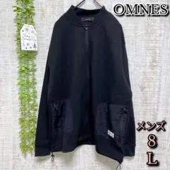 【OMNES】オムネス ジャケット 8 L キルティング ブルゾン ブラック