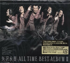 〇即決40【ALL TIME BEST ALBUM Ⅱ~オール・タイム・ベスト ２/ 矢沢永吉～3CD・全曲高音質リマスタリング！ベスト盤！】未開封/新品