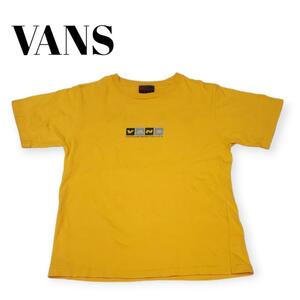 【VANS】　半袖Tシャツ　黄色　プリント　レディース服　ya