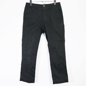 VISVIM ビズビム 18SS SLIM CHINO 0118105008004 ヴィズヴィム スリム チノ パンツ ボトムス ブラック Junk