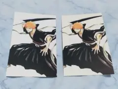 BLEACH　黒崎一護　ポストカード　イラストカード　2枚セット