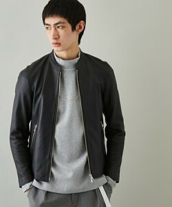 【美品】 ステュディオス STUDIOUS シープ レザー シングル ライダース ジャケット サイズ1 UNITED TOKYO