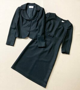 ★Chloe クロエ FORMAL フォーマル セットアップ ジャケット アウター ハーフスリーブ ワンピース ブラック サイズ9AR 日本製 0.75kg★