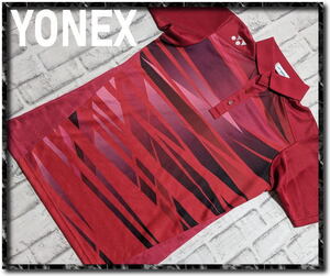 ★YONEX　ヨネックス　刺繍入り半袖ポロシャツ　赤★