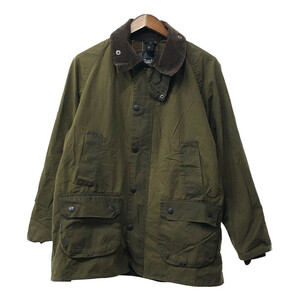 イングランド製 Barbour バブアー BEDALE ビデイル オイルドジャケット ユーロ ラグラン カーキ (メンズ C42) Q3814