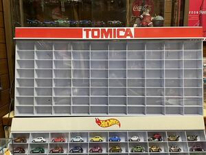 トミカ コレクションケース 店舗陳列用　80台分（縦8台：横10台）Hot Wheels