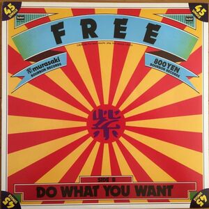 【★レア美盤 / LP★】紫 MURASAKI FREE/DO WHAT YOU WANT レコード