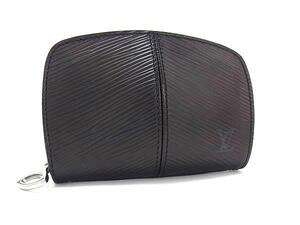 1円 ■美品■ LOUIS VUITTON ルイヴィトン M63682 エピ ポルトモネ エピZ コインケース コインパース 小銭入れ メンズ ブラック系 FK2420