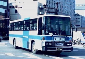 【 バス写真 Lサイズ 】 西鉄 懐かしのS型1987年式 ■ 8270福岡22か4699 ■ ３枚組