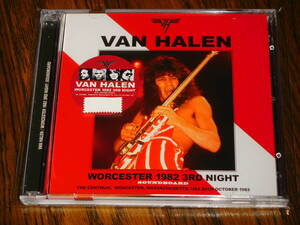 未開封新品 VAN HALEN / WORCESTER 1982 ３RD NIGHT 初回ナンバリングステッカー付 ZODIAC Eddie Van Halen David Lee Roth 