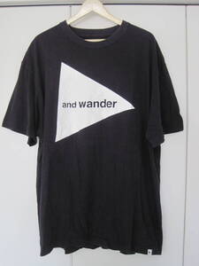 アンドワンダー and wander　Tシャツ　ビックサイズ　サイズ５