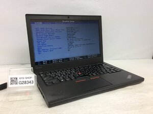 ジャンク/ LENOVO 20F5A13P00 ThinkPad X260 Intel Core i3-6100U メモリ4.1GB ストレージ無し 【G28343】