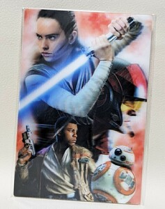 STARWARS スター・ウォーズ ポストカード 立体 Rey & The Resistance 現品のみ (B2303104)