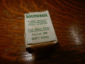 ☆蓄音機用交換針☆200本入り☆The SOUNDBOX☆未開封でしたが古い品のため内容確認のため開封しました。☆現状渡し