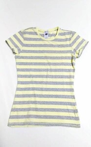 h0277＊Gap 伸縮性◎カジュアル パステルボーダーＴシャツ＊Ｓ