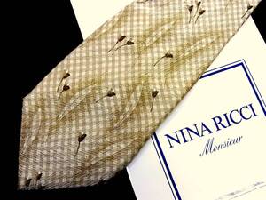 ★☆*:.*:【新品】2385 【花】ニナリッチ【NINA RICCI】ネクタイ