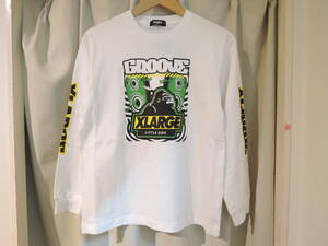 X-LARGE エクストララージ XLARGE Kids ミュージックOGゴリラ 長袖Tシャツ L/S T 白 140 最新人気商品 ZOZOTOWN 完売 送料￥230～