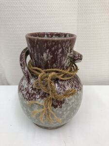 refle○ 【中古品】 花瓶 壺 花入れ 花器 紐付き？