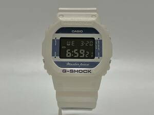 ジャンク 【即決】CASIO G-SHOCK DW-5600VT 電池式 M astar Peceコラボモデル SS 樹脂ベルト ホワイト ブラック カシオ