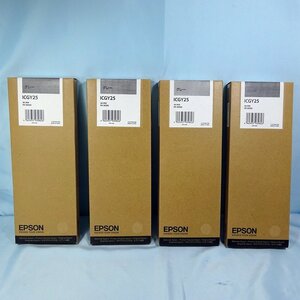 ◆ EPSON 純正インク 【ICGY25】 グレー ４個セット ＊期限切れ！ ◆対応機種:PX-9000◆