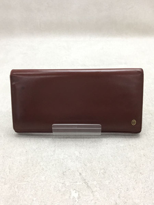 Cartier◆長財布/レザー/BRD/無地/レディース