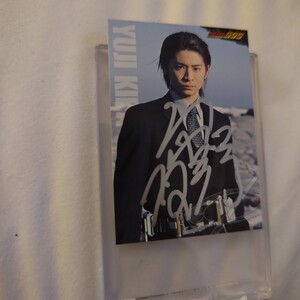 超激レア 2003 AMADA Masked Rider 555 Yuji Kiba 木場勇治 SSP 泉政行 SilverPen auto 直筆サイン 直書き サイン大きくて綺麗 レジェンド