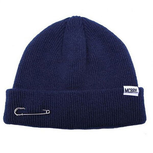 まとめ得 MACK BARRY マクバリー 【BEANIE(ビーニー)】 MCBRY SHORT BEANIE ネイビー MCBRY72164 x [2個] /l