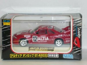 ☆1/40 ALTIA DUNLOP GT-R (R33) No.12 赤