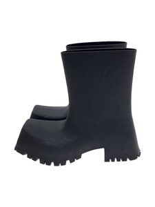 BALENCIAGA◆ブーツ/29cm/ブラック/680660/22SS/TROOPER RUBBER BOOT