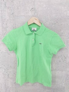 ◇ LACOSTE ラコステ 半袖 ポロシャツ 40 グリーン系 *