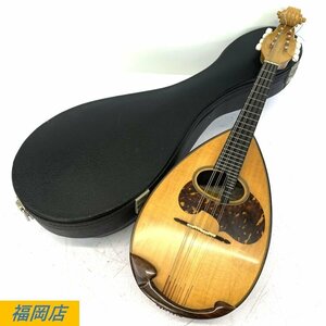 SUZUKI VIOLIN a master hand No.100 鈴木バイオリン マンドリン ナポリ型 試奏OK ハードケース付き 動作/状態説明あり★現状品【福岡】