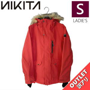 【OUTLET】 NIKITA HAWTHORNE JKT POPPY Sサイズ レディース スノーボード スキー ジャケット JACKET アウトレット